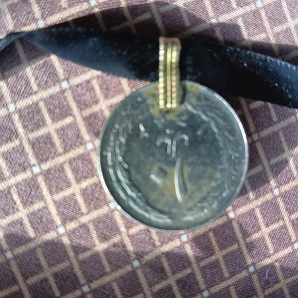 Coin necklace w/ orange stone & silver charm bracelet nwts in box. - Picture 3 of 7